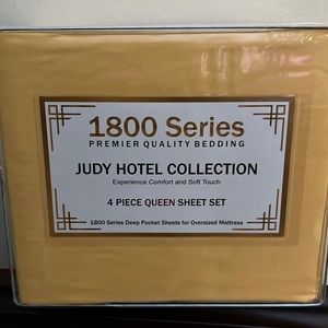 4 piece sheet set Queen